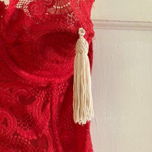 Victoria's Secret Red Vintage Corset